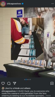 Chicago Wolves: “Screw it, post that weird Koozie guy.”